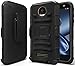 Moto Z Force Case, Moto Z Force Droid Case, NageBee [Heavy Duty] Armor Shock Proof Dual Layer [Swivel Belt Clip] Holster with [Kickstand] Combo Rugged Case for Motorola Moto Z Force Droid- Black