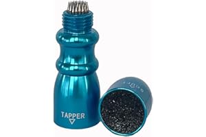 SINOBILLIA Pool Cue Tip Tool with Scuffer (Blue), 3-in-1 cue Accessories Tool Suffer, Tapper, Aerator,Snooker cue tip Tool, c