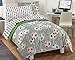 Dream Factory Soccer Ultra Soft Microfiber Comforter Set, Multi-Colored, Full