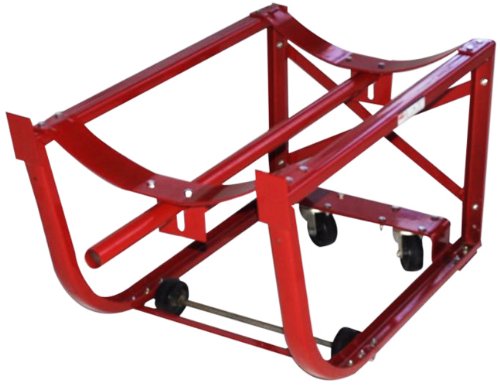 Milwaukee Hand Trucks 40159 55-Gallon Drum Cradle with 2 Wheels and 2 Casters