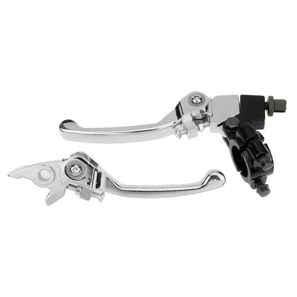Photo 1 of HIAORS 7/8" Folding Clutch Brake Lever for Xmotos BSE KAYO Apollo Thumpstar 70cc 110cc 125cc 150cc SSR Pit Dirt Bike Parts Motorcycle Silver