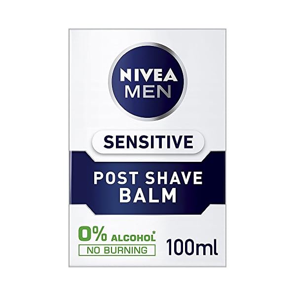 Nivea-Men-Sensitive-Post-Shave-Balm-with-Zero-Percent-Alcohol-Pack-of-3-x-100-ml NIVEA Men Sensitive Post Shave Balm with Zero Percent Alcohol, Pack of 3 x 100 ml