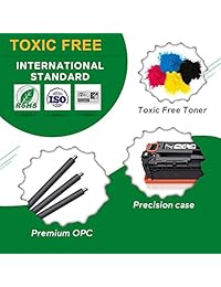 greensky 5 Pack 128 A (2B, 1 C, 1Y, 1 M) COMPATIBLES con HP CE320 A CE321 A CE322 A CE323 A Cartuchos de tóner para HP color LaserJet CP1521 N CP1522 N CP1523 N CP1525 N
