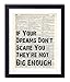 If Your Dreams Don't Scare You Typography, Vintage Dictionary Art Print, Antique Wall Art Home Decor, Modern Boho Poster, Farmhouse Decoration Living Room Bedroom Office 8x10 Inches, Ready To Frame