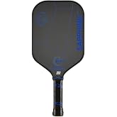 Six Zero Sapphire Pickleball Paddle, 13mm Core | Thermoformed Carbon Surface; Elongated Handle Shape