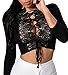 Happy Sailed Women Casual Loose Short Sleeve Belted Wide Leg Pant Romper Jumpsuits S-XL (Large, Color2)