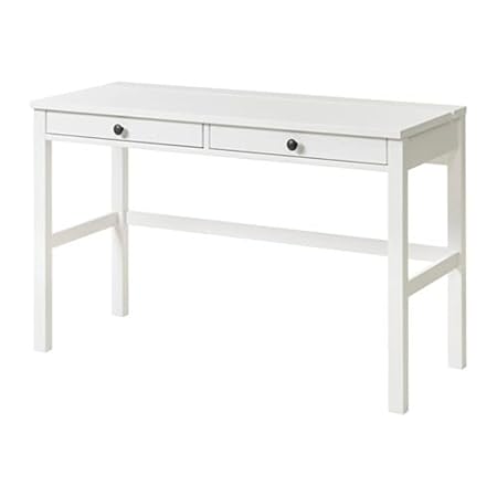 Ikea Hemnes Desk With 2 Drawers White Stain Size 47 1 4x18 1 2
