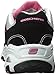 Skechers womens D'lites - Life Saver Memory Foam Lace-up Sneaker,Black/Pink,7.5 M US