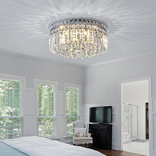 Saint Mossi 8-Lights Crystal Chandelier Light Fixture with K9