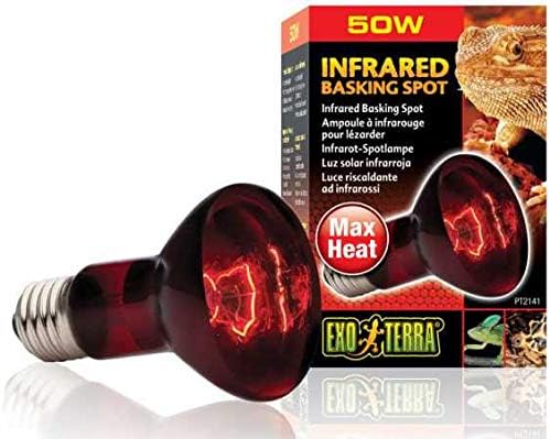 Exo Terra Infra-Rojo Nocturno Heat GLO, 50 W 