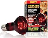 Exo Terra Heat-Glo Infrared Spot Lamp, 50-Watt/120-Volt