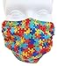 Breathe Healthy Masks Puzzle Design Dust & Allergy Face Mask Kids Allergy & Pollen Mask / Kids Flu Mask - Antimicrobial Germ Killing Agent, Child Size