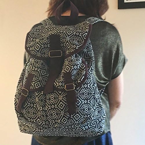 Canvas Backpack for Women &amp; Girls Boys Casual Book Bag Sports Daypack