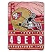 Northwest NFL San Francisco 49ers Unisex-Adult Silk Touch Throw Blanket, 60