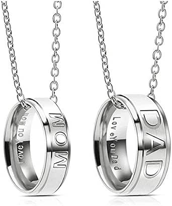 Matching Ring Pendant Necklace Set Gift 