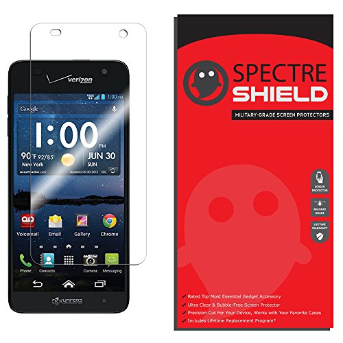 Kyocera Hydro Elite Screen Protector, Spectre Shield Full Coverage Screen HD Clear Film Anti-Bubble [Lifetime Replacements]