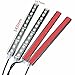 Car Interior Lights, GLIME 4-Piece 12 LED Car Atmosphere Light,Interior Underdash Lighting Kit ,Car Auto Floor Lights,Waterproof Glow Neon Light Strips Decoration Lamp for All Vehicles Purple