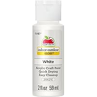 Apple Barrel Gloss Acrylic Paint in Assorted Colors (2-Ounce), 20621 White