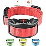 k9konnection New No Bark Dog Shock Collar Training System with Harmless Warning Beep and 7 Levels of Adjustable Sensitivity Control for Small/Medium/Large Dogs, Manual Included