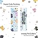 waaag Pet Collar Gold Moons Stars Cat Collar, Breakaway Cat Collar, Glow in The Dark (Black, 6.5