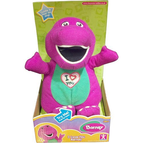 Plush I Love You Singing Barney 11 by Lyons