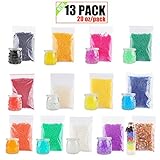 UWANTME Water Beads Pack 12 Colors 80000 Beads Growing Jelly Gel Beads for Orbeez Spa Refill,Kids Sensory Toys,Home Decoration 13 Pack/20 OZ