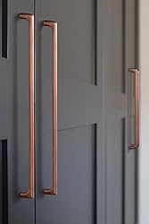 Goo-Ki Brushed Copper Cabinet Pulls with 12.6''Hole