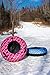 WindRider Snow Tube Heavy Duty with a Hard Plastic Bottom - High Speed Snow Tube Sled Durable Cordura Nylon Top | Towable | Inflatable Sledding Tube for Adults & Kids