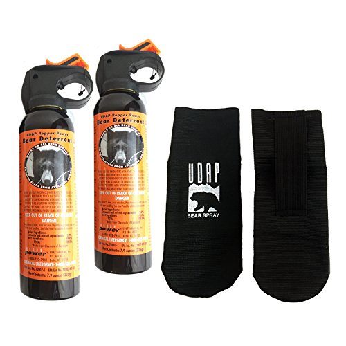 Udap 2 Personal Defense Bear Sprays w/Holsters 12VHP Pricepulse