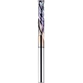 SpeTool UP&amp;Down Compression Bit 1/4" Shank,1-1/4Inch Cutting Length 3 Inch OVL,Carbide Spiral Router Bits CNC End Mill with TAC Extra Long Life Coating for Wood Carving