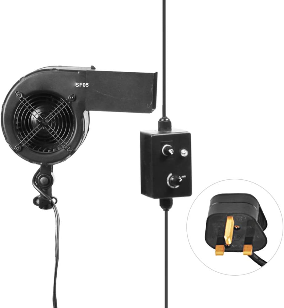 Photography Fan Blower,NiceFoto SF-05 120W Stage Special Effect Blowing Machine(Black)