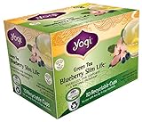 Yogi Tea EcoCup, Green Tea Blueberry Slim Life, 10 Count (Pack of 6)