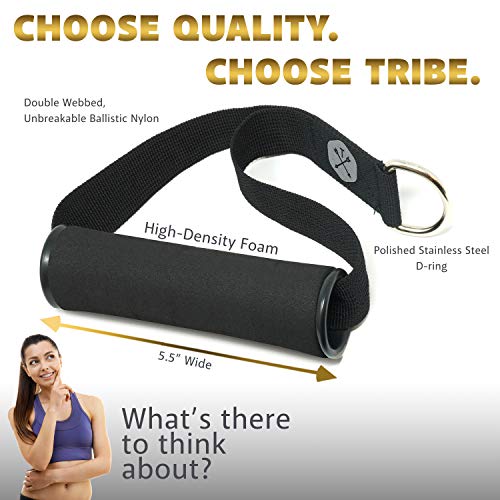 TRIBE Resistance Bands Set and Weights for Exercises I Exercise Bands