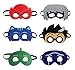 Cartoon Hero Masks Party Supplies Dress Up Costumes Set of 6 Masks for Kids