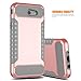 Galaxy J7 V Case,Galaxy J7 Sky Pro / J7 Perx / J7V 2017 Case,BSlvwg Shock Absorbing Heavy Duty Hybrid Dual Layer Hard Back and Soft Silicone Inner Case for Samsung Galaxy J7 2017 - Rose Gold/Grey
