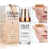 Liquid Foundation,Foundation Cream,Flawless Colour Changing Foundation,Hides Wrinkles & Lines,BB Cream,Covering Imperfections Liquid Complete Foundation Cover,Universal Shade for ALL Skin Makeup