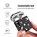 PBRO AirPods Case Cute Astronaut Case Protective Hard Shockproof Case Cover [Front LED Not Visible] Compatible with Apple AirPods 2 & 1(Black+Space)