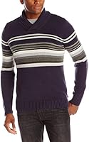 Levi's Men's Shawl Pullover Sweater, Nightwatch Blue/Rosin/Cream Stripe, S