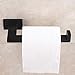 Angle Simple Toilet Paper Holder, SUS304 Stainless Steel Bathroom Tissue Holder, Toilet Tissue Hanger, Toilet Roll Dispenser Wall Mount, Matte Black