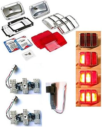 64-66 Mustang Tail Light Rebuild Kit - LED (Ultrabright)