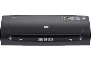 GBC Thermal Laminator Machine, Fusion 1100L, 9 Inch, 4 Min Warm-up, 3 or 5 Mil, with 10 EZUse Laminating Pouches (1703074)