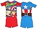 Marvel Boys' Avengers 4-Piece Cotton Pajama Set