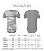 URBANCREWS Mens Hipster Hip Hop Camo Longline Pocket T-Shirt BLK, XXL