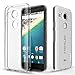 Nexus 5X Case, PLESON [TOU] LG Nexus 5X Clear Case Cover, Crystal Clear/Dotted Slim Fit/Lightweight/Exact Fit/NO Bulkiness Clear Back Panel+Soft TPU Protective Bumper Case for Google Nexus 5X (2015)