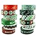 12 Rolls Christmas Thanksgiving Holiday Washi Tape Set, Snowflake Tape, DIY Scrapbooking Decorative Tape, Masking Tape, Planner Tape, Craft Gift Decoration Tape Stickers, Red Green White(Random Color)