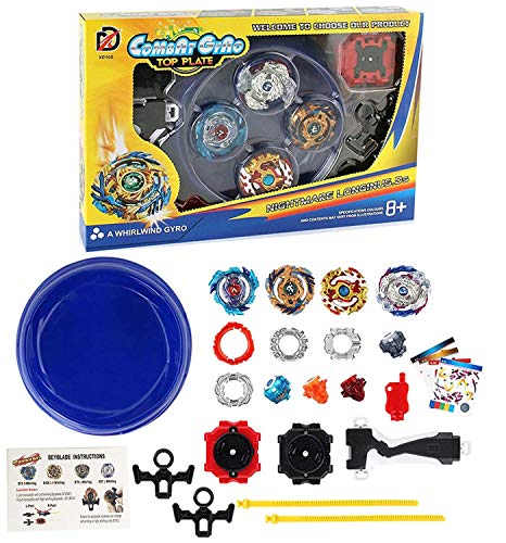 Bey Battle Burst Gold Evolution Battling Top Set with Launcher Stater Grip and Stadium Battle Set - Thumbnail 3