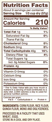 Nature's Earthly Choice Quinoa Pasta Blend, Penne, 17.6 Ounce (Pack of 6)