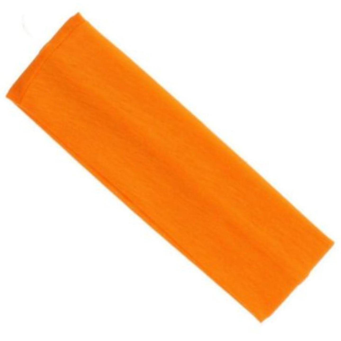 Topkids Accessories Yoga Headband Head Band Kylie Hairband Hair Band Hair Bandeau Stretchy Elastic Gym Sports Fabric For Women, Men and Boys, Girls (7cm / 2.7", Orange)