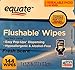 Equate Flushable Wipes 10-pack of 48 Ea. (480ct