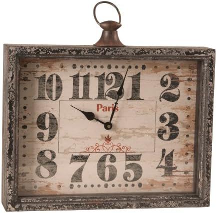 Wilco Imports Metal Pocket Watch Table Clock 17 by 3-1/2 by 13-Inch